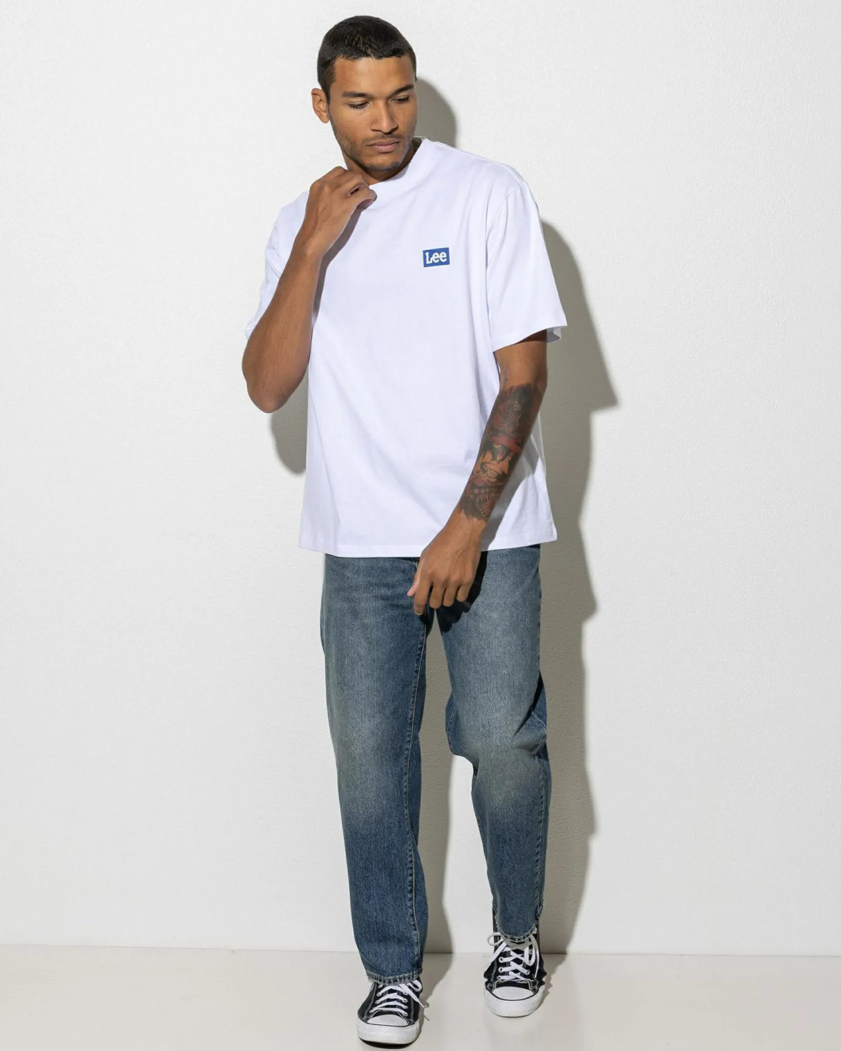 Lee Champions Baggy T-Shirt White