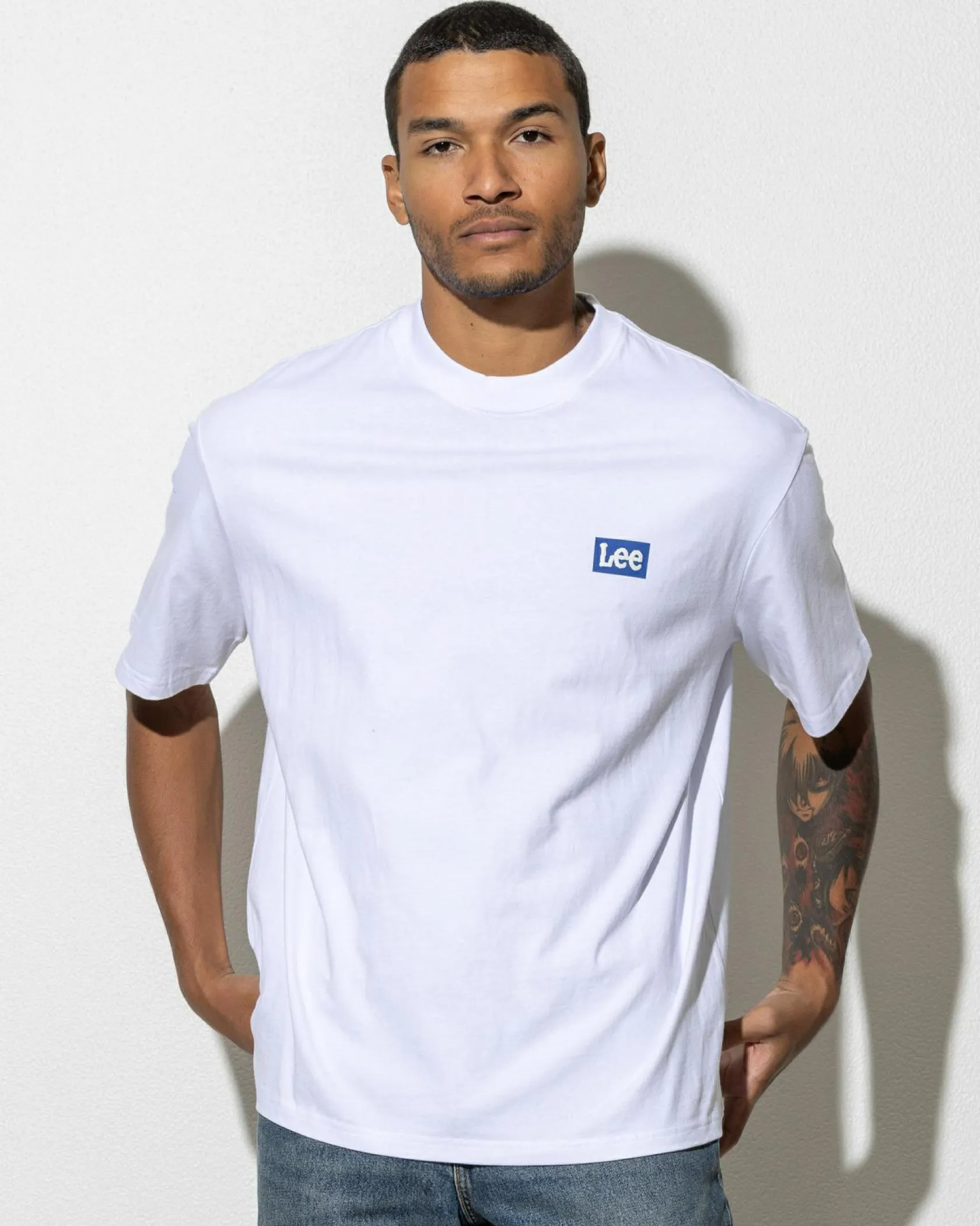 Lee Champions Baggy T-Shirt White