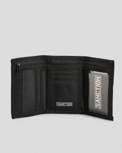 Sanction Channel Tri-fold Wallet Green Mottle Hot