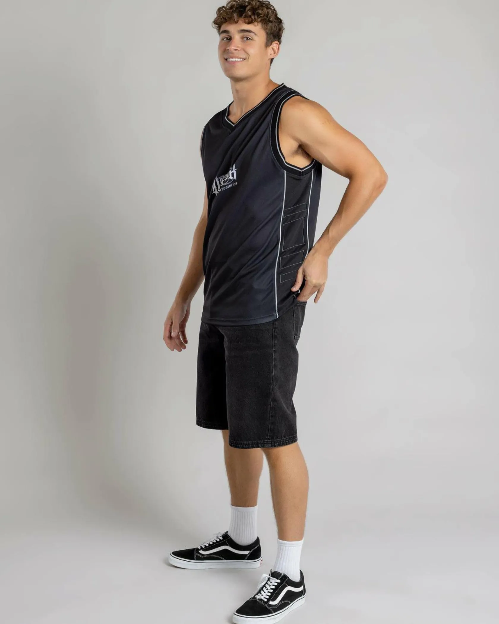 Dexter Charred Muscle Tank Black Hot
