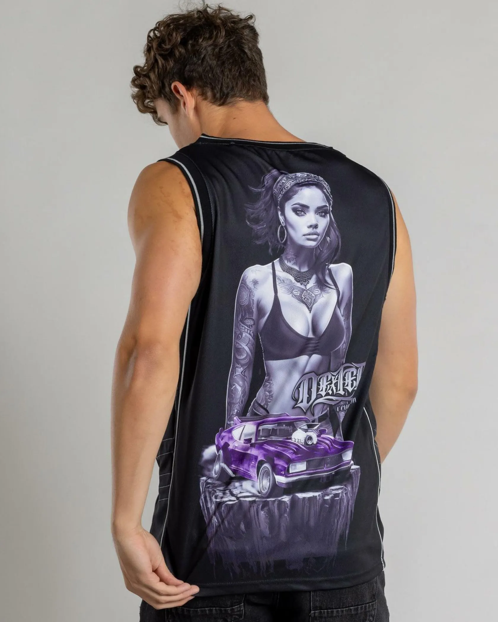 Dexter Charred Muscle Tank Black Hot