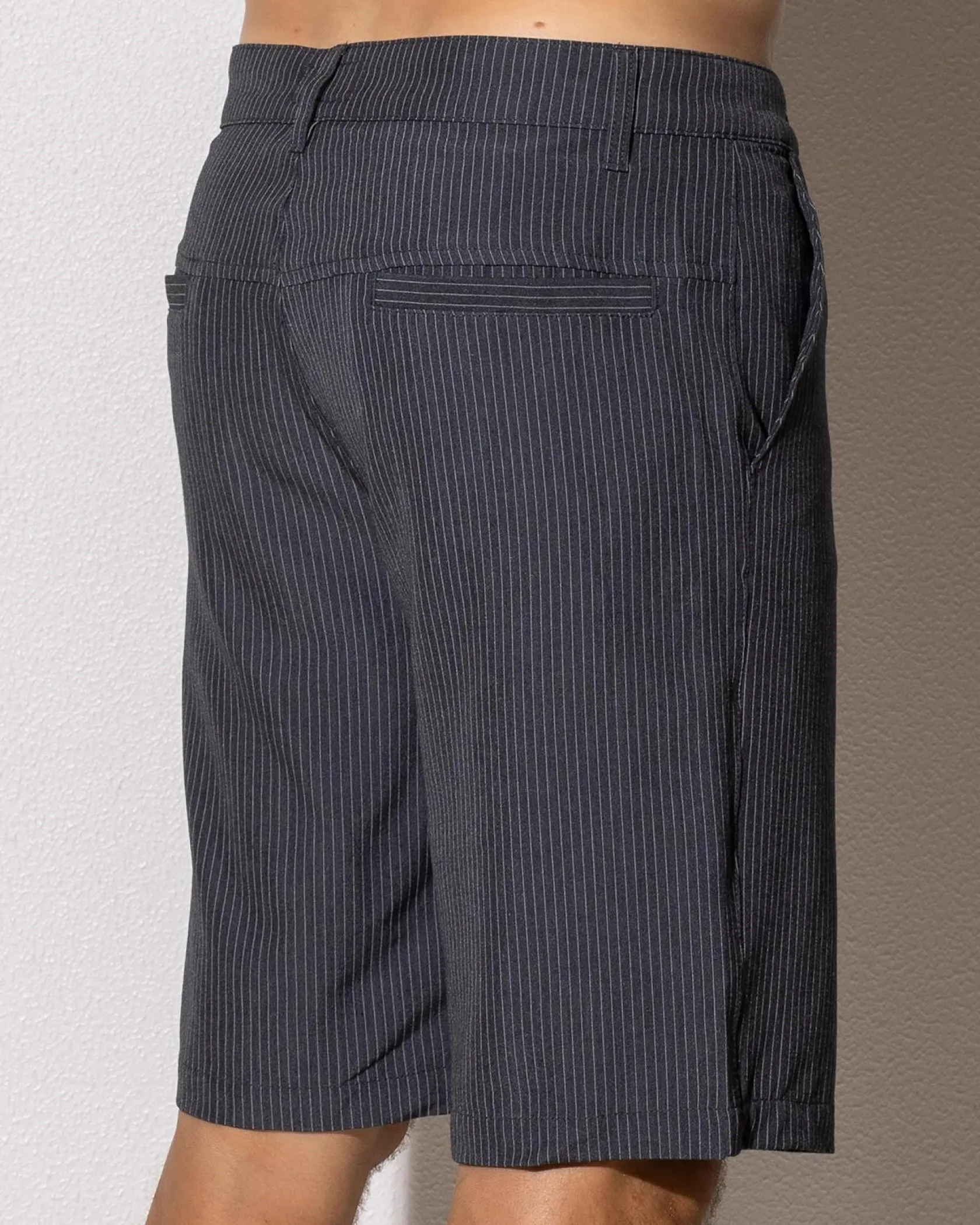 Jetpilot Check Ya Walk Shorts Charcoal