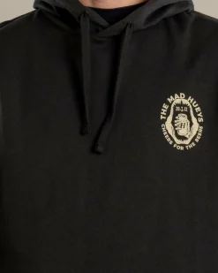 The Mad Hueys Cheers And Beers Hoodie Vintage Black Outlet