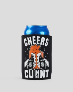 CU in the NT Cheers Stubby Cooler Black Outlet