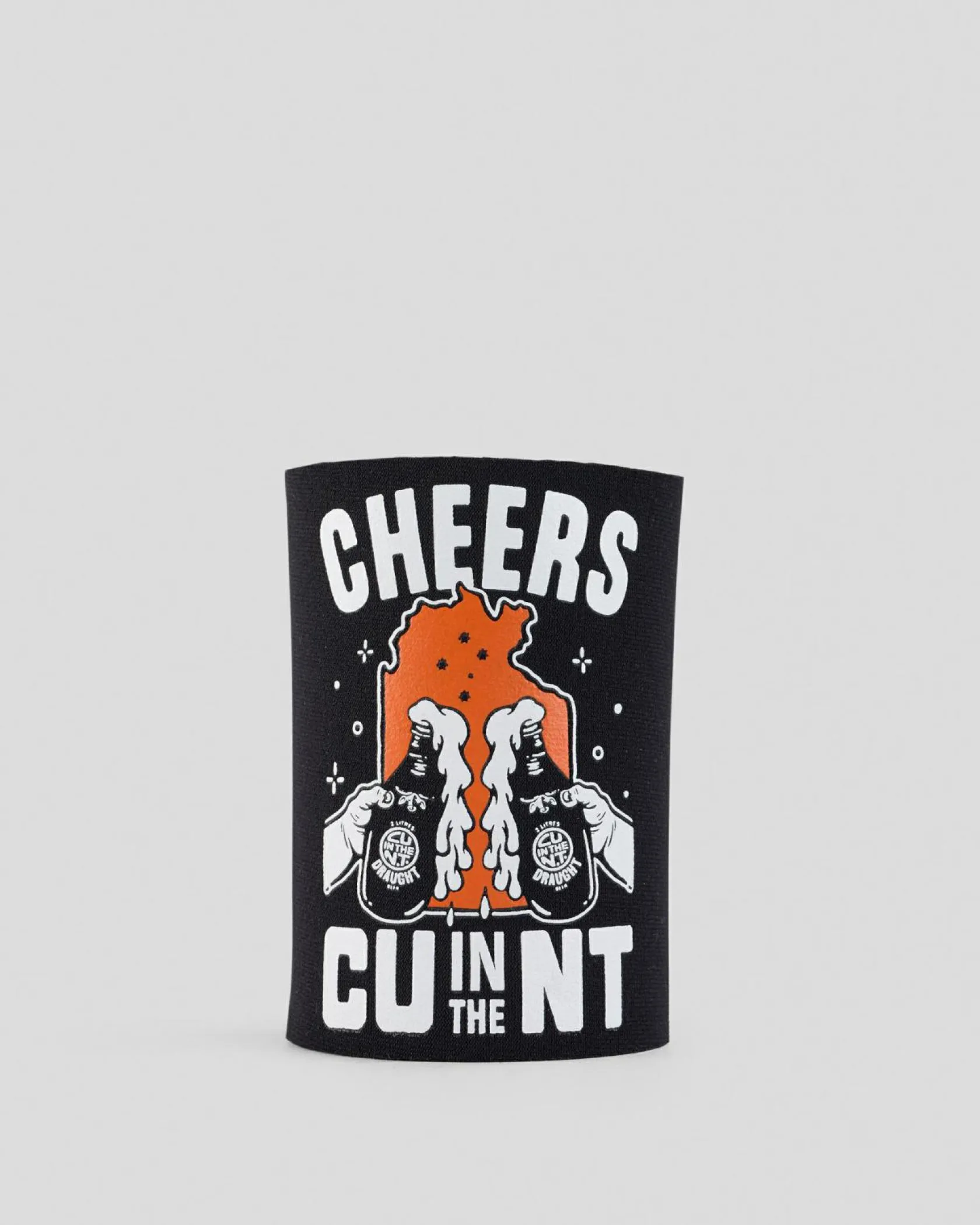 CU in the NT Cheers Stubby Cooler Black Outlet
