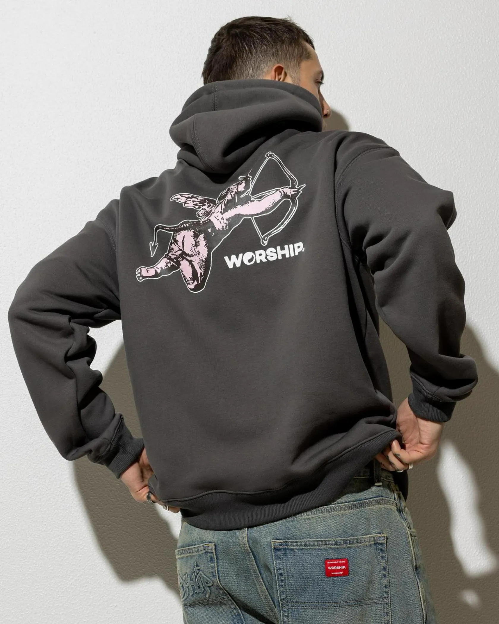 Worship Supplies Cherub Hoodie Worn Black Online