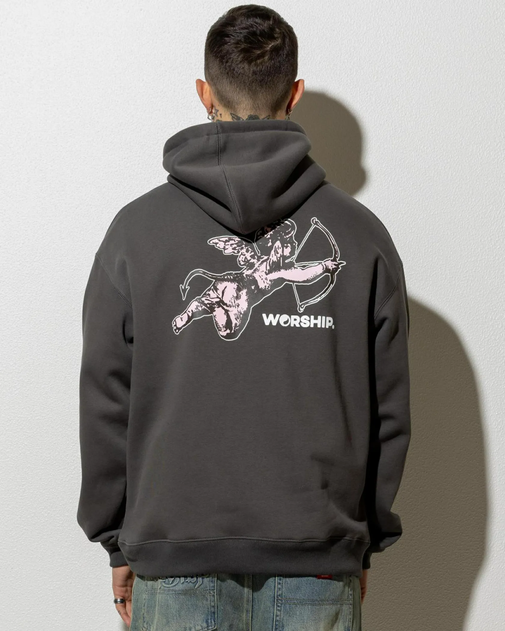 Worship Supplies Cherub Hoodie Worn Black Online