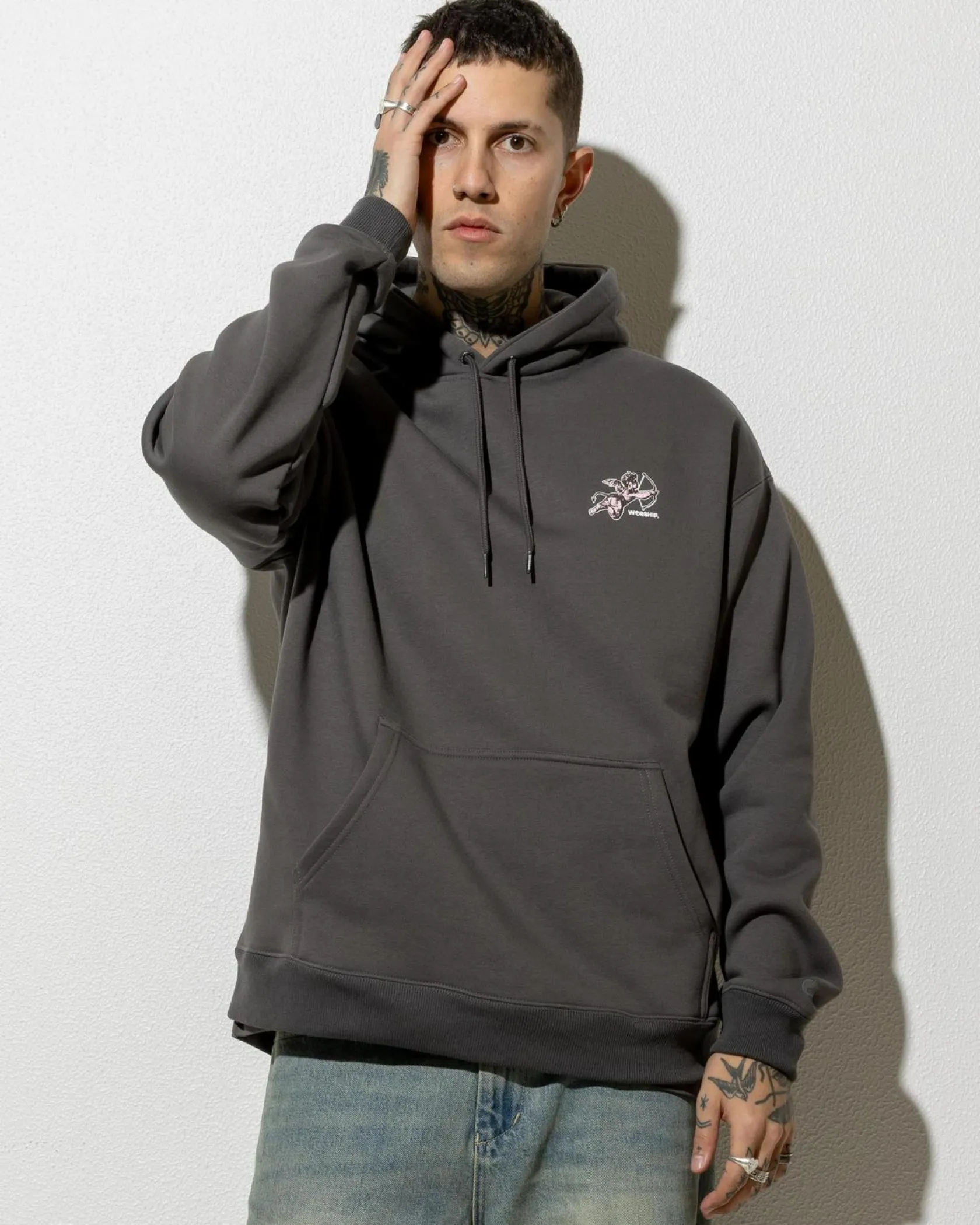 Worship Supplies Cherub Hoodie Worn Black Online