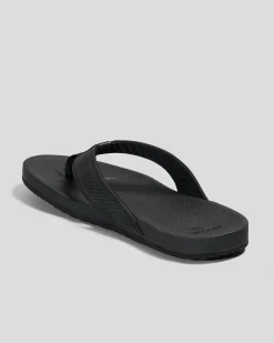Rip Curl Chiba Bloom Open Toe Thongs Black Outlet