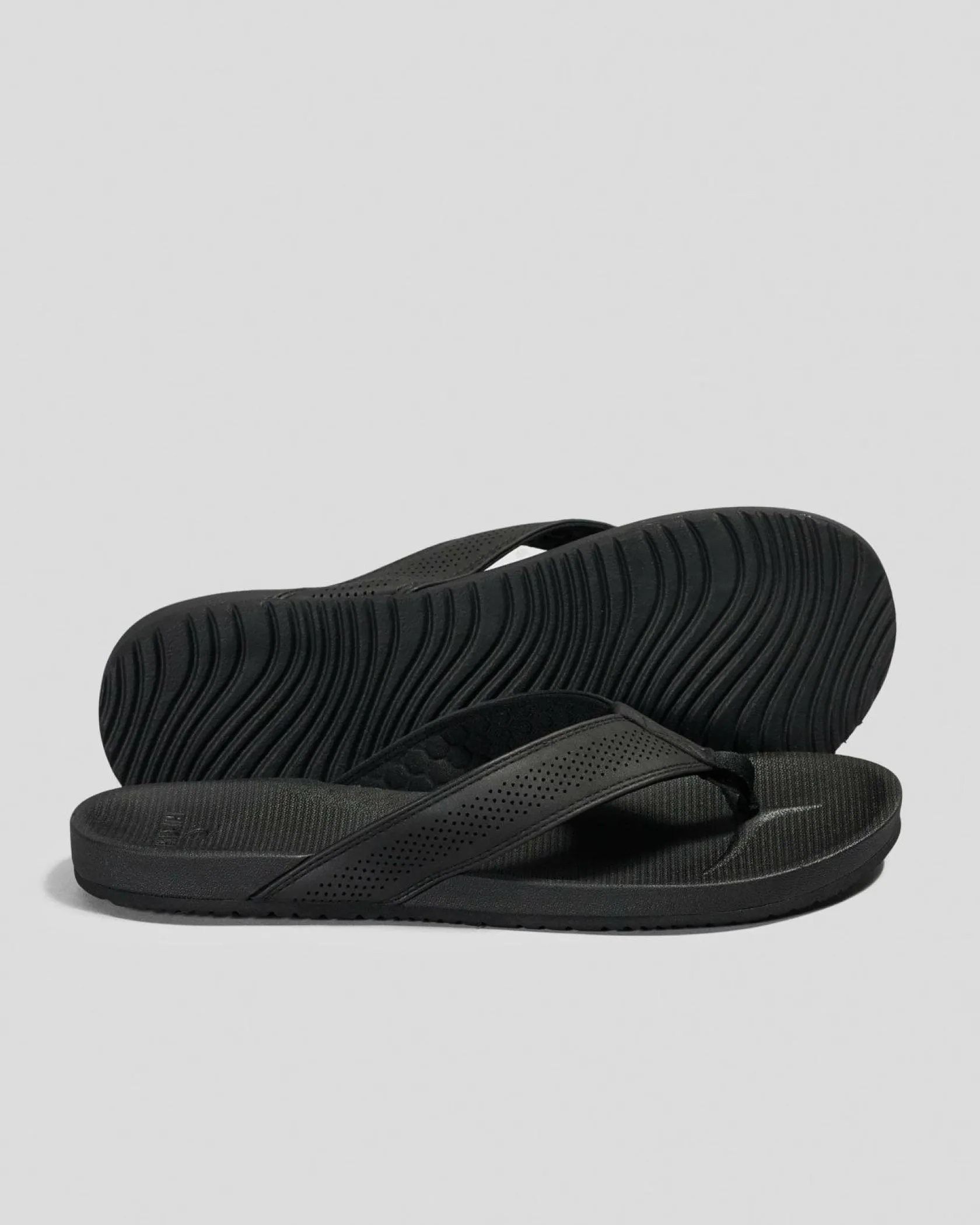 Rip Curl Chiba Bloom Open Toe Thongs Black Outlet