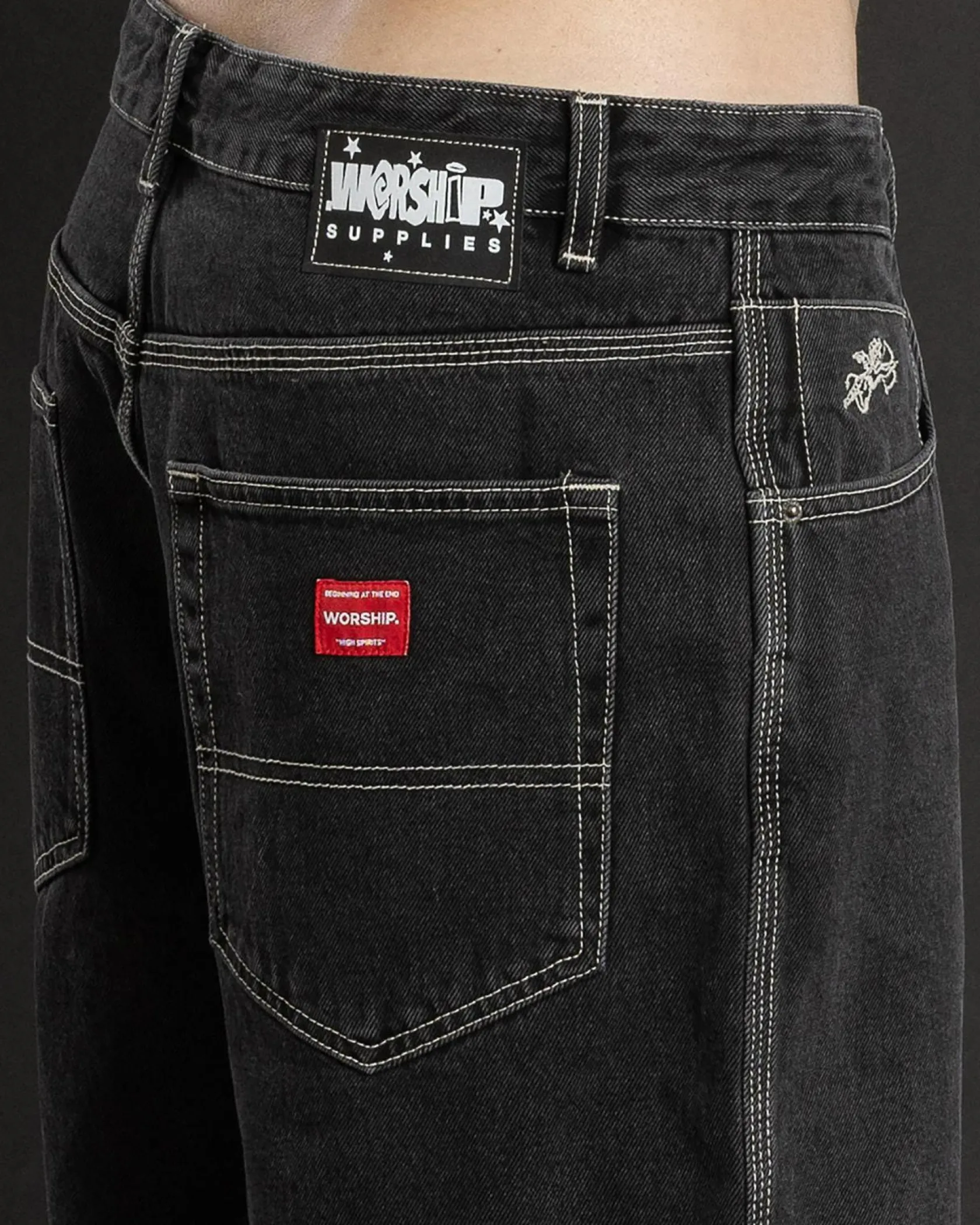 Worship Supplies Chico Big Dawg Jean Shorts Phantom