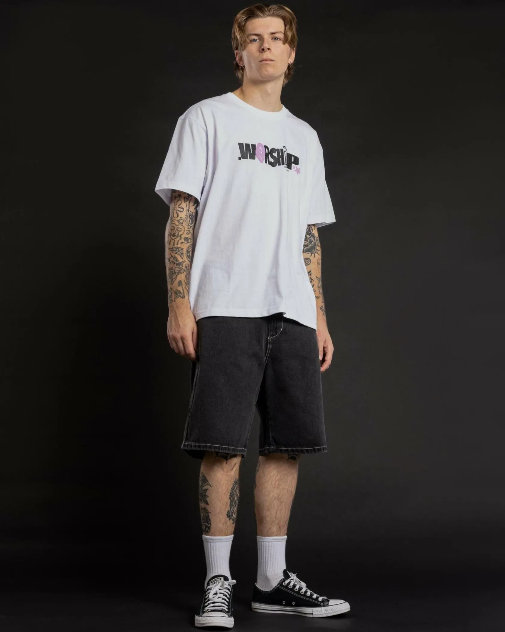 Worship Supplies Chico Big Dawg Jean Shorts Phantom