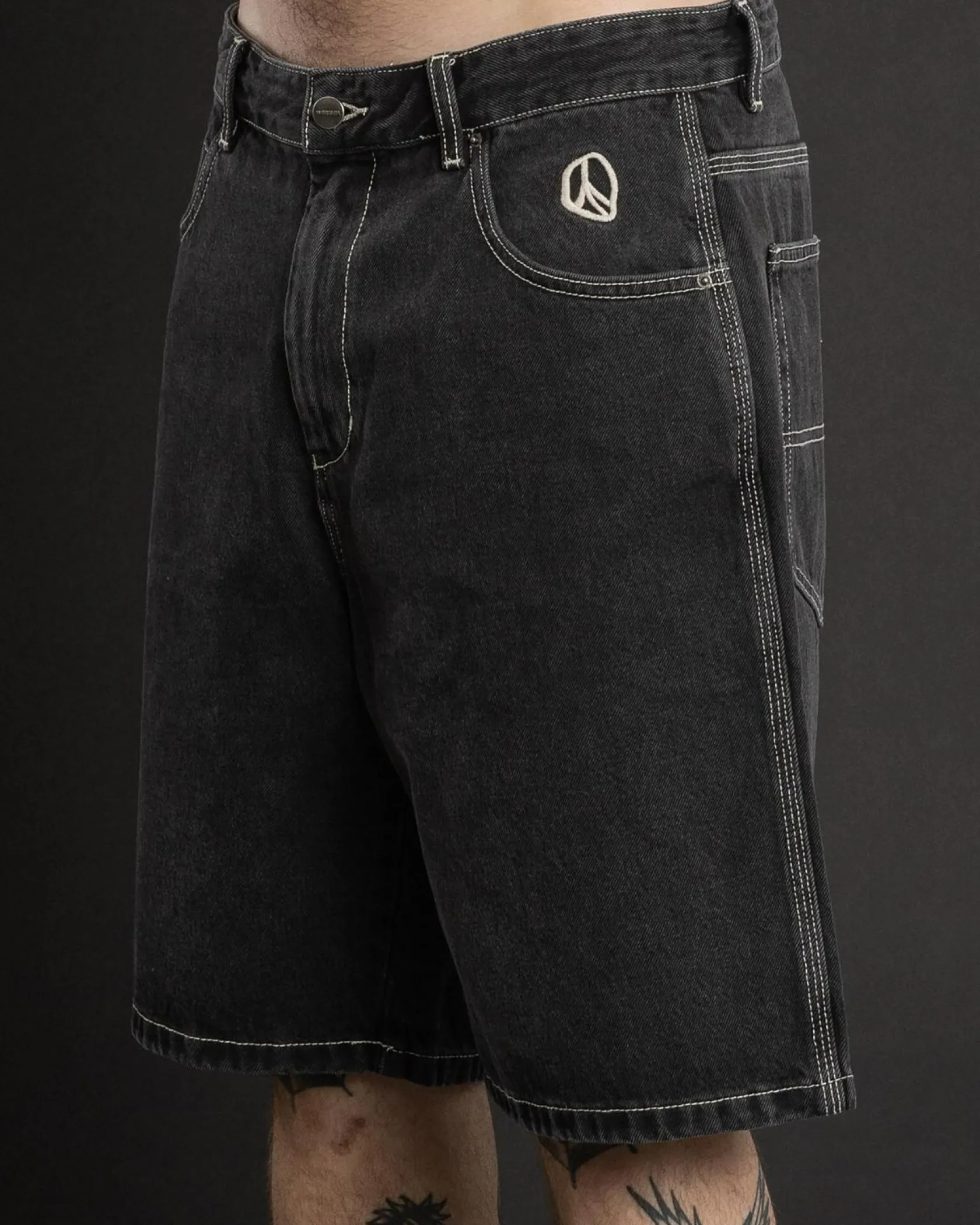 Worship Supplies Chico Big Dawg Jean Shorts Phantom