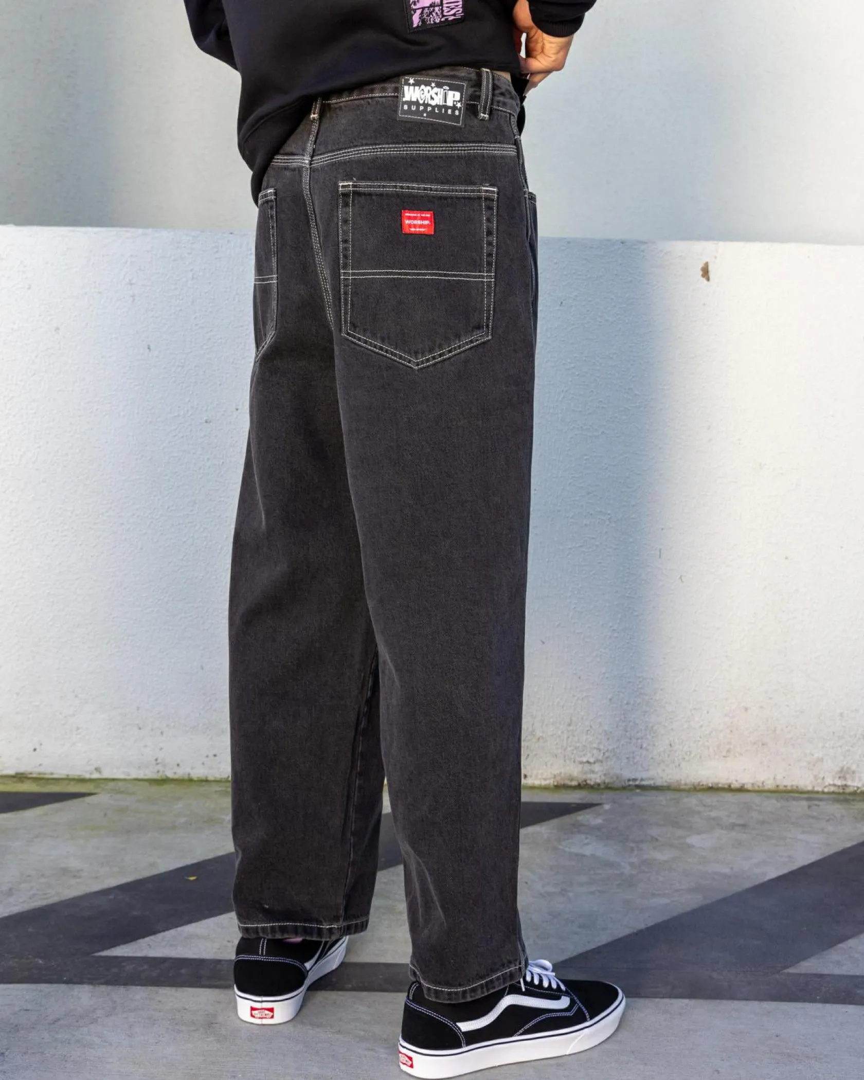 Worship Supplies Chico Big Dawg Jeans Phantom Black Hot