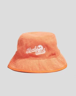 Bush Chook Chill Chook Reversible Bucket Hat Red New
