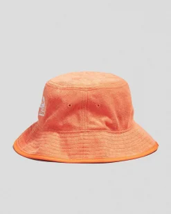 Bush Chook Chill Chook Reversible Bucket Hat Red New
