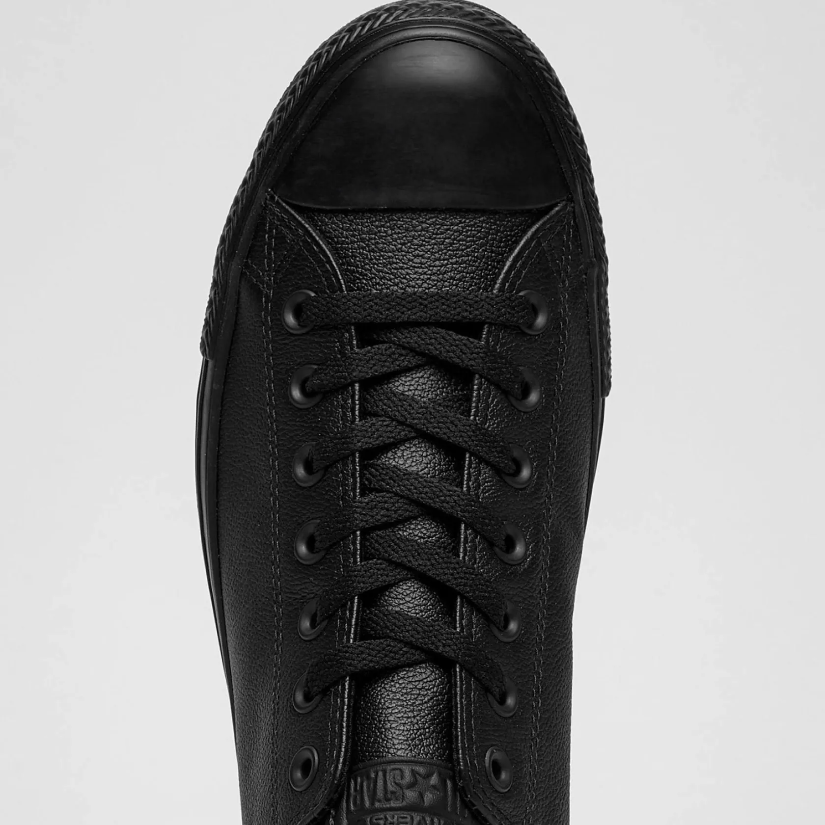 Converse Chuck Taylor All Star Leather Lo-Cut Shoes Black Monochrome Discount
