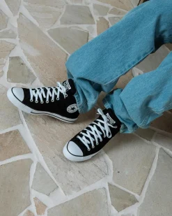 Converse Chuck Taylor All Star Street Hi-Top Shoes Black/black/white
