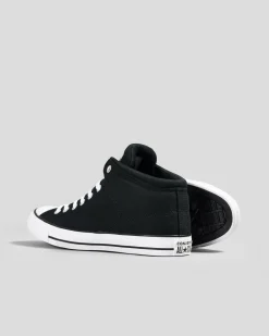 Converse Chuck Taylor All Star Street Hi-Top Shoes Black/black/white
