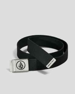 Volcom Circle Stone Web Belt Black Sale