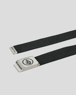 Volcom Circle Stone Web Belt Black Sale