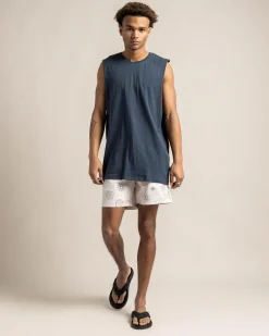 Jacks Circuit Elastic Waist Board Shorts White Outlet