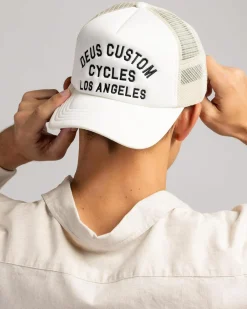 Deus Ex Machina Citadel Trucker Cap Dirty White Clearance