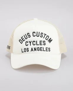 Deus Ex Machina Citadel Trucker Cap Dirty White Clearance
