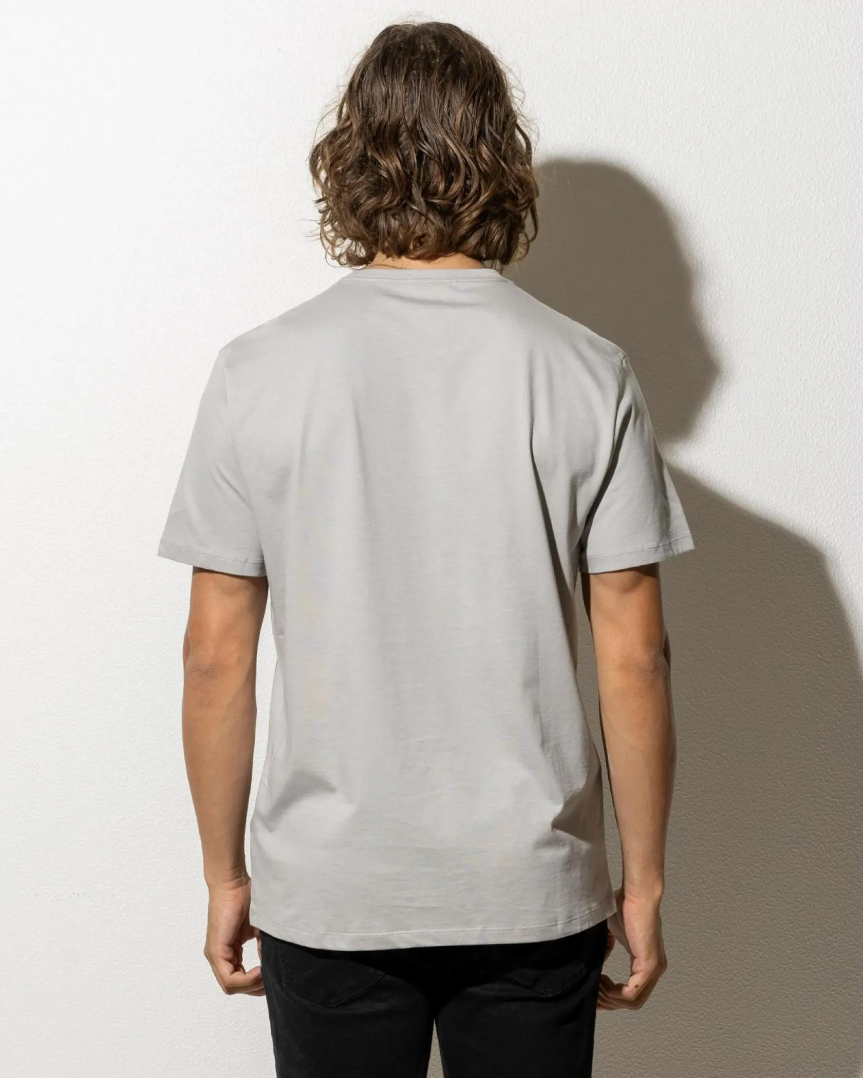 Calvin Klein CK Tonal Graphic T-Shirt Flint Gray New