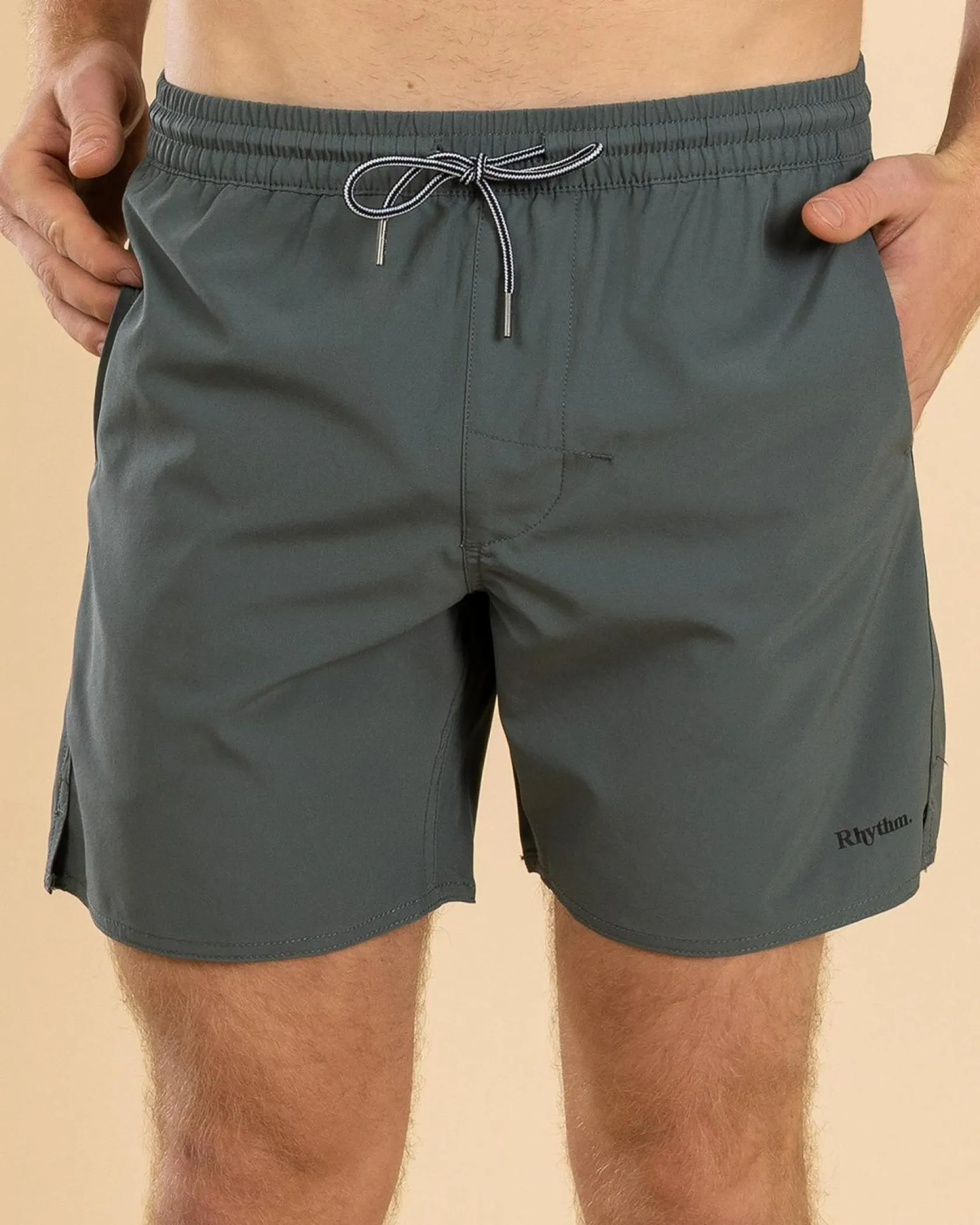 Rhythm Classic Beach Shorts Silver Pine Best