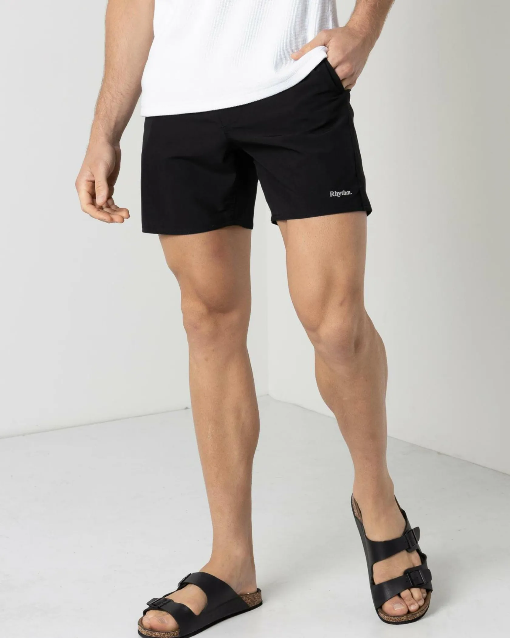 Rhythm Classic Beach Shorts Black Online