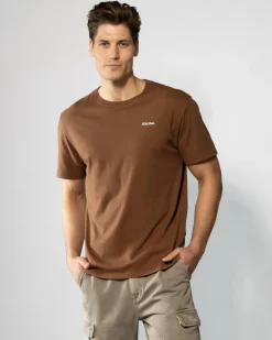 Rhythm Classic Brand T-Shirt Chocolate Hot
