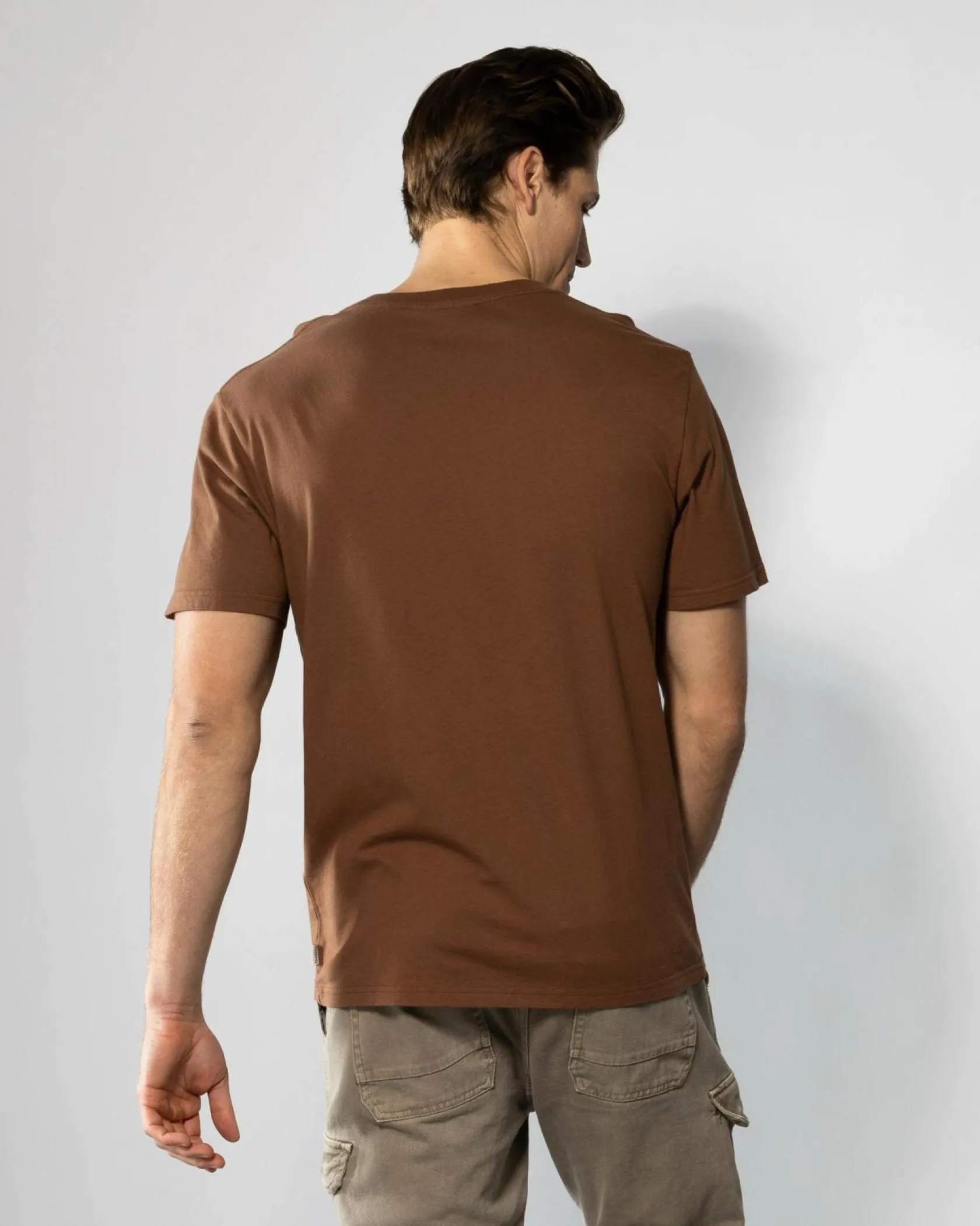 Rhythm Classic Brand T-Shirt Chocolate Hot