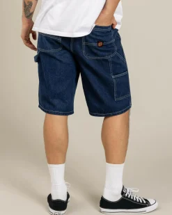 Santa Cruz Classic Dot Denim Carpenter Shorts Rinsed Indigo Online