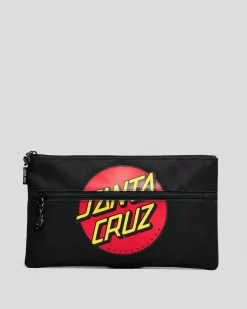 Santa Cruz Classic Dot Pencil Case Black Discount