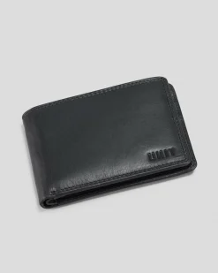 Unit Classic Leather Wallet Black Outlet