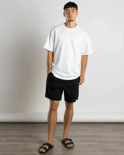 Rhythm Classic Linen Jam Shorts Vintage Black Clearance