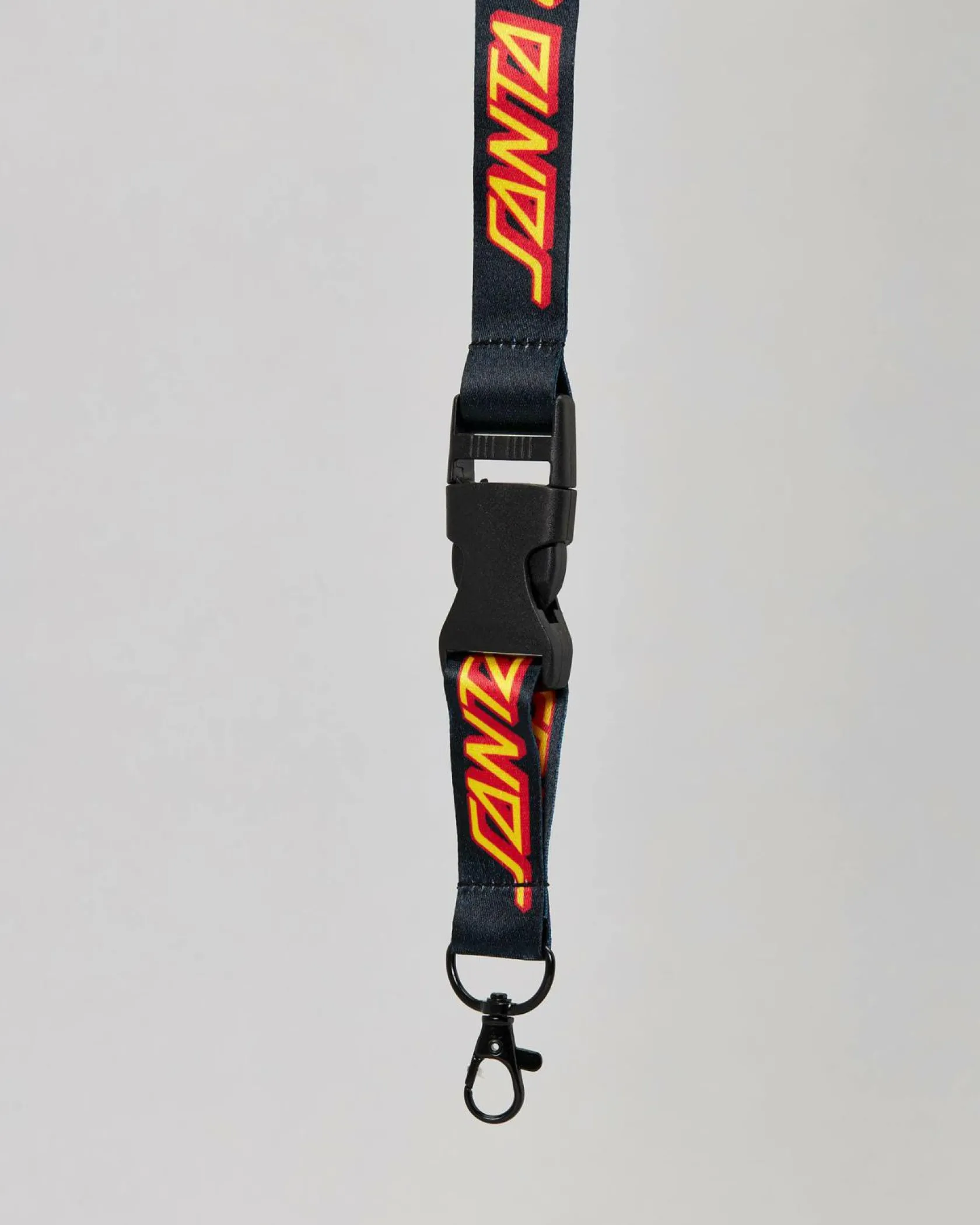 Santa Cruz Classic Strip Lanyard Black Clearance