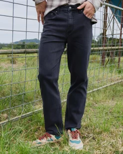 Rip Curl Classic Surf Denim Pants Washed Black New