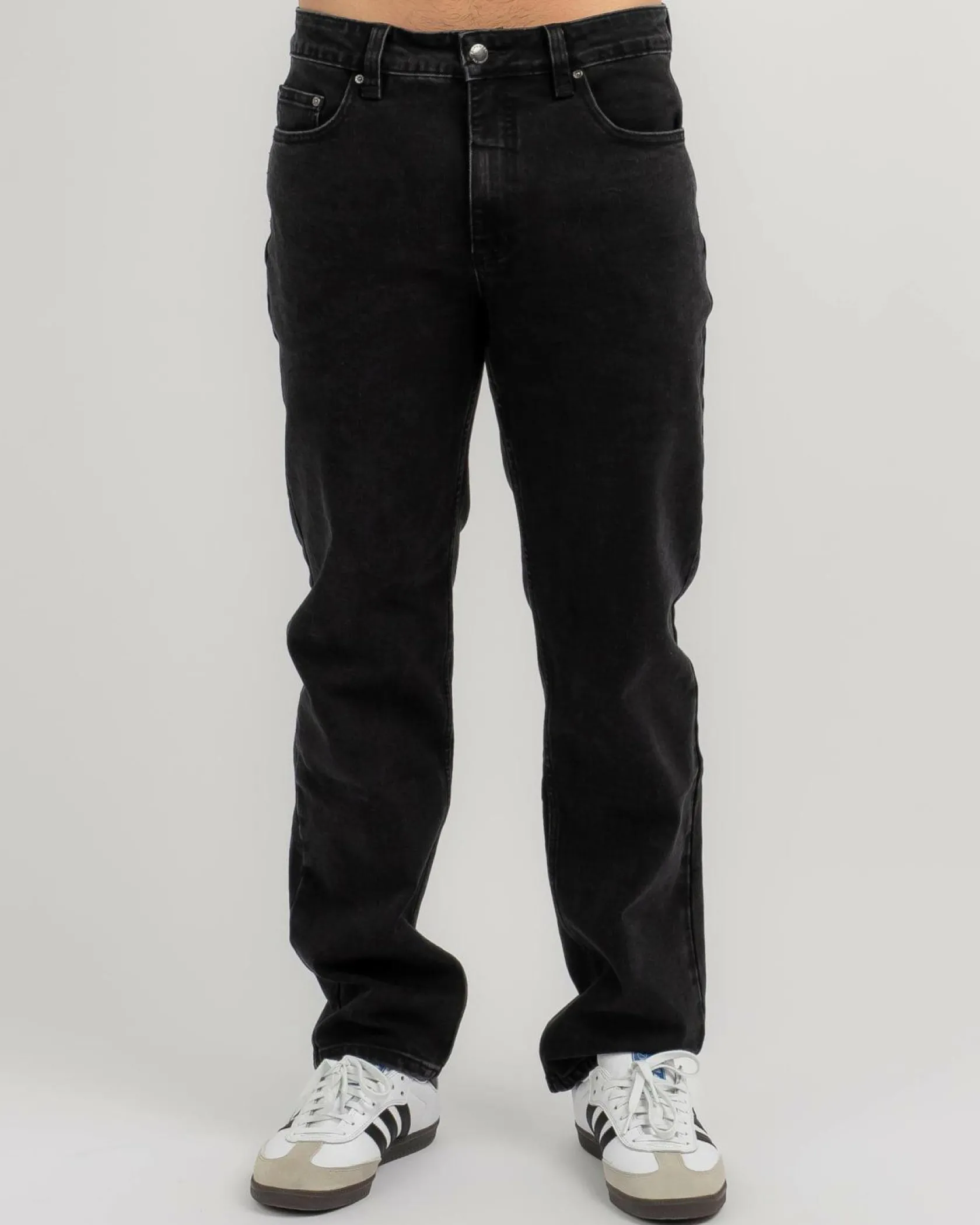 Rip Curl Classic Surf Denim Pants Washed Black New