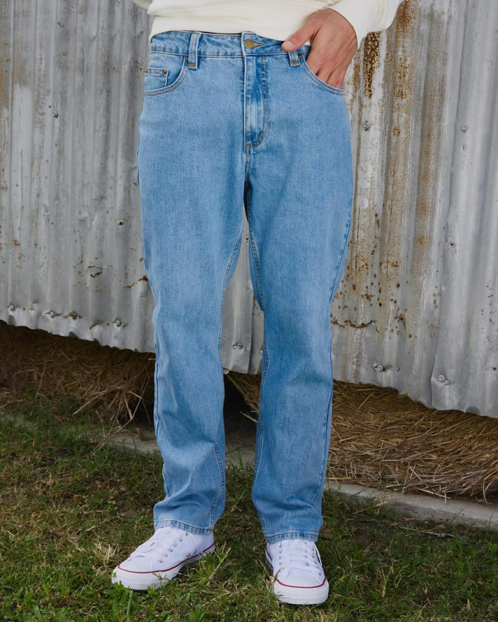 Rip Curl Classic Surf Denim Pants Salt Blue