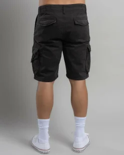 Rip Curl Classic Surf Trail Cargo Walk Shorts Washed Black Clearance