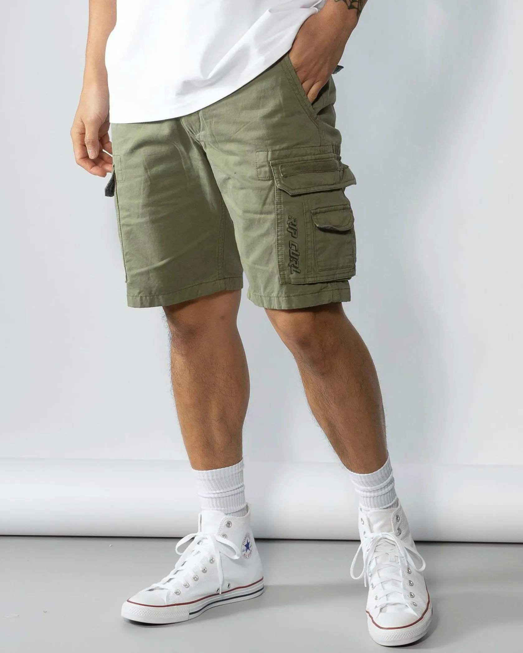 Rip Curl Classic Surf Trail Cargo Walk Shorts Mid Green Sale