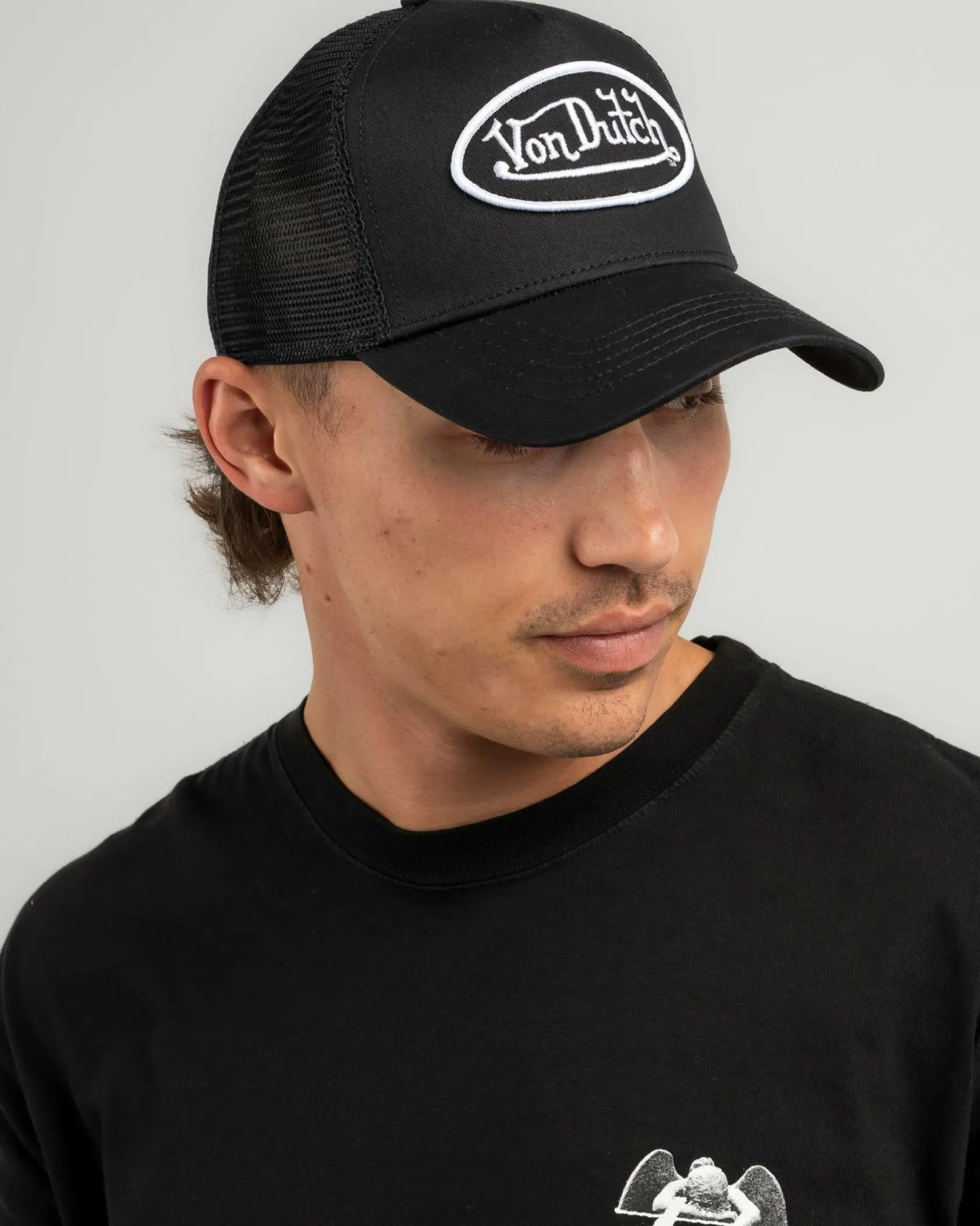 Von Dutch Classic Trucker 51 Cap Black/white