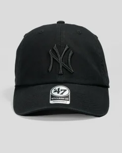 Forty Seven Clean Up Yankees Cap Black Online