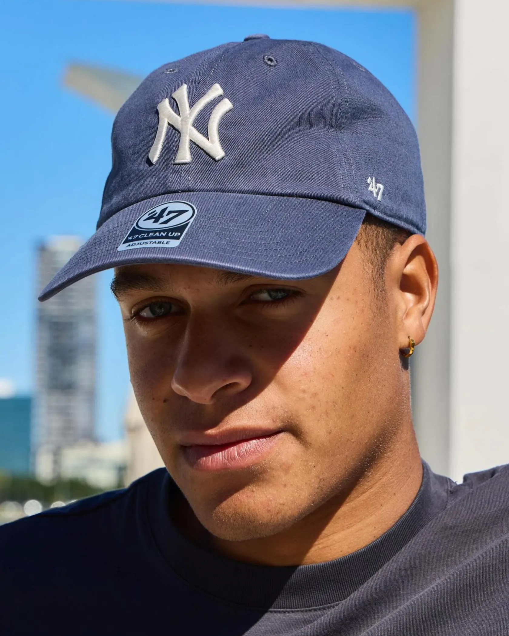 Forty Seven Clean Up Yankees Cap Vintage Navy Hot