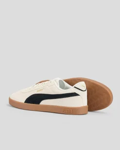 Puma Club II Era Suede Shoes Vapor Gray/puma Black/gum Outlet