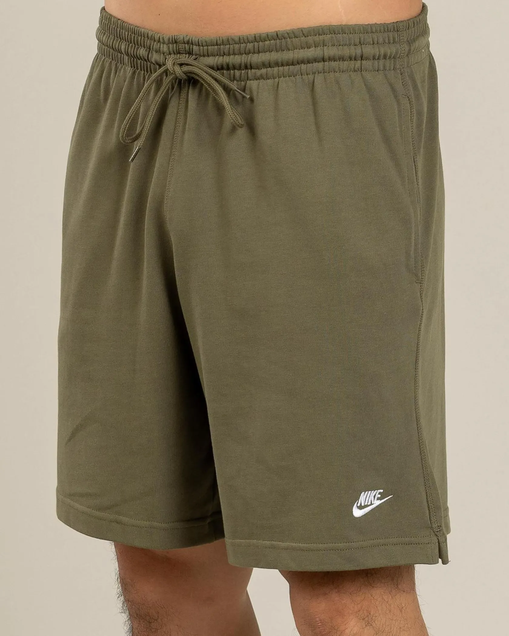 Nike Club Knit Shorts Medium Olive/white Online
