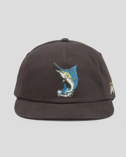 Salty Crew Coastal 5 Panel Cap Coal New