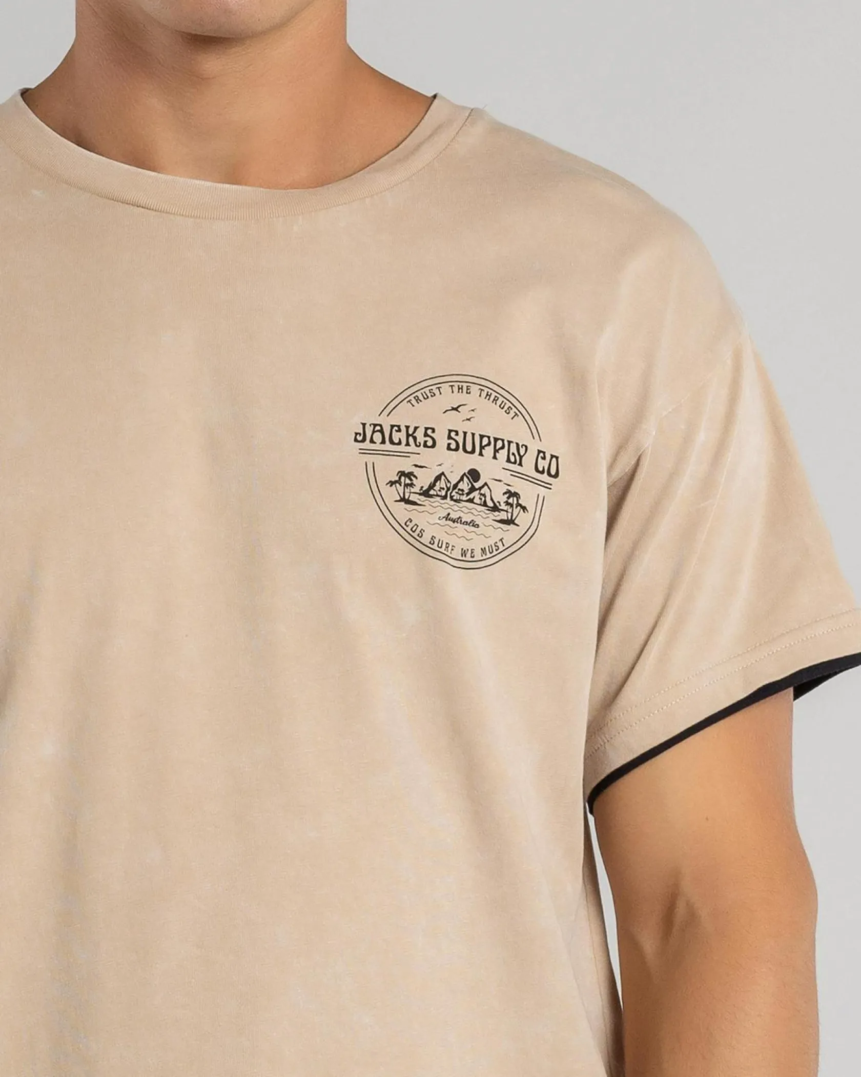 Skylark Coastal Bliss T-Shirt Sand Acid New